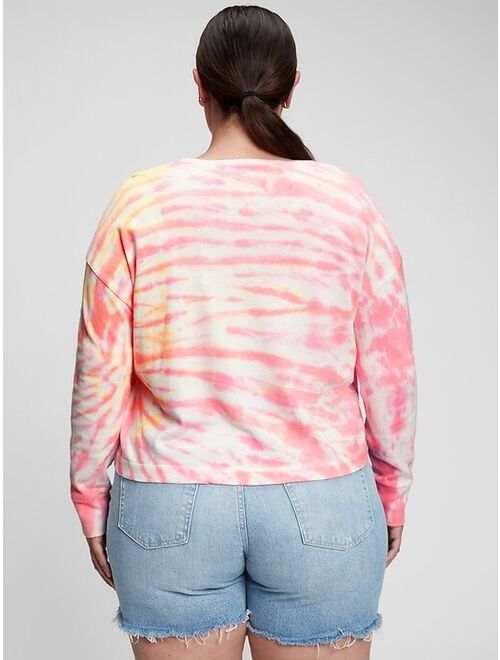 GAP Boxy Cropped Long Sleeve T-Shirt