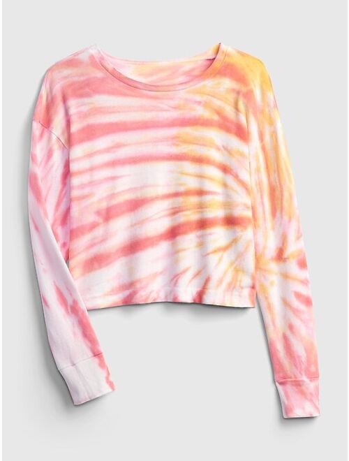 GAP Boxy Cropped Long Sleeve T-Shirt