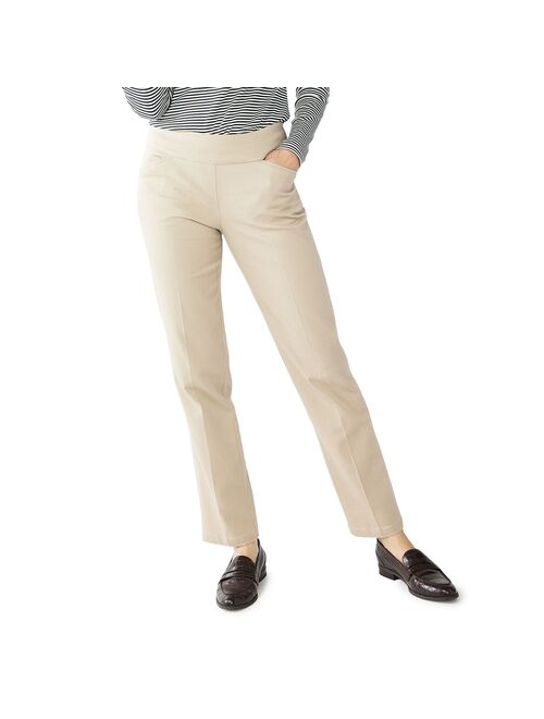 Women's Croft & Barrow® Effortless Stretch Pull-On Pants