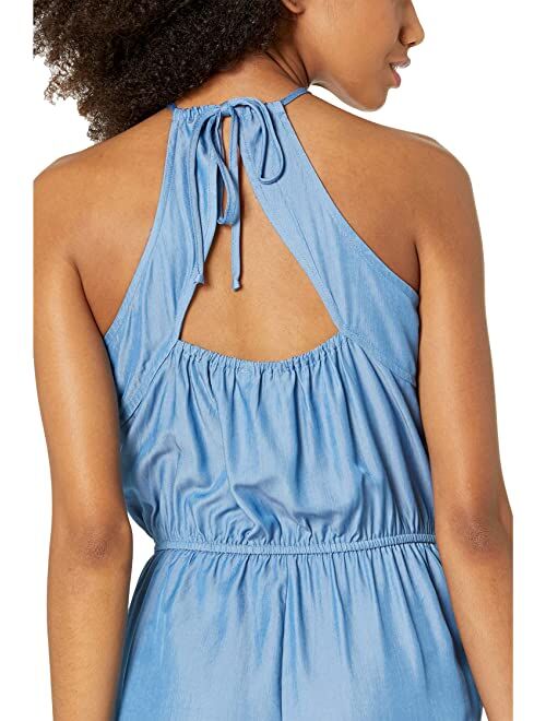 BCBGeneration Woven Halter Neck Romper T1TX3D24