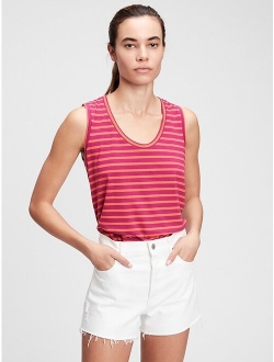 Vintage Scoopneck Sleeveless T-Shirt