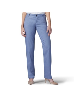 Relaxed Fit Straight-Leg Twill Pants