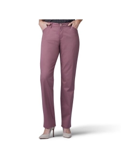 Relaxed Fit Straight-Leg Twill Pants