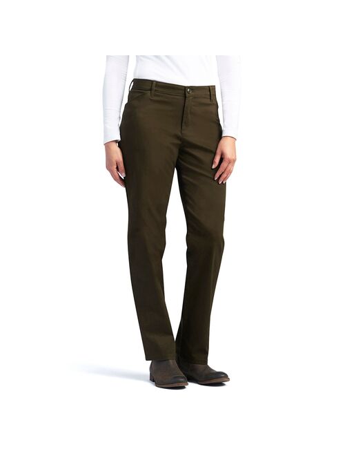 Women's Lee® Relaxed Fit Straight-Leg Twill Pants