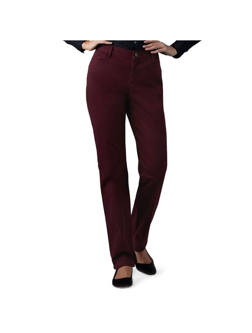 lee relaxed fit straight leg twill pants