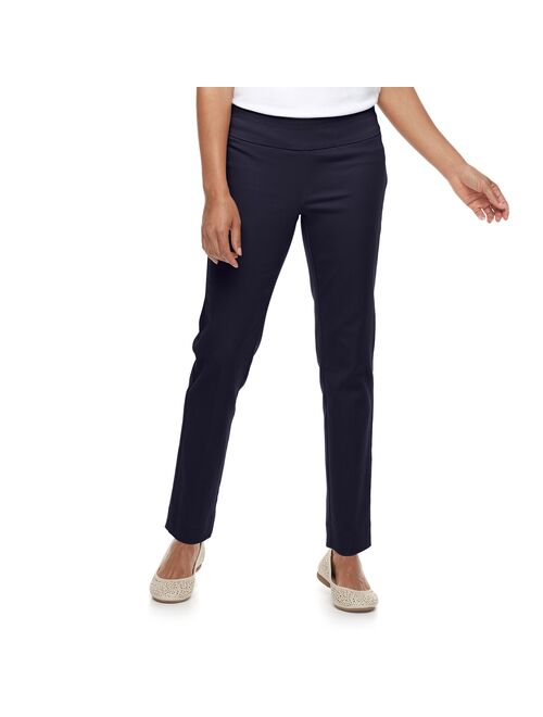 Petite Croft & Barrow® Effortless Stretch Pull-On Pants