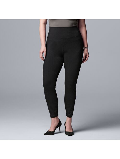 Plus Size Simply Vera Vera Wang Live-In High Rise Legging Size 1X