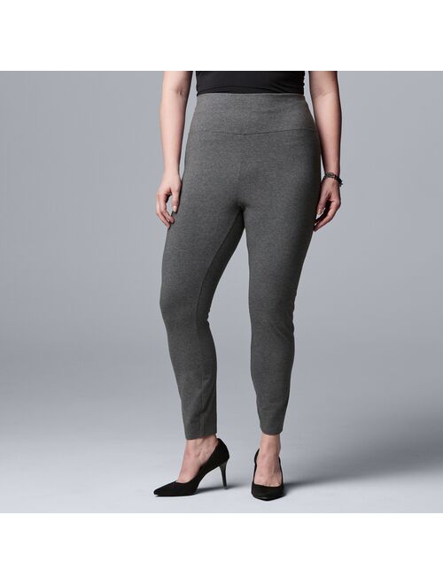 Plus Size Simply Vera Vera Wang Live-In High Rise Bootcut Legging