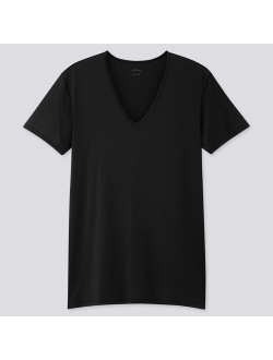 MEN AIRism V-NECK SHORT-SLEEVE T-SHIRT