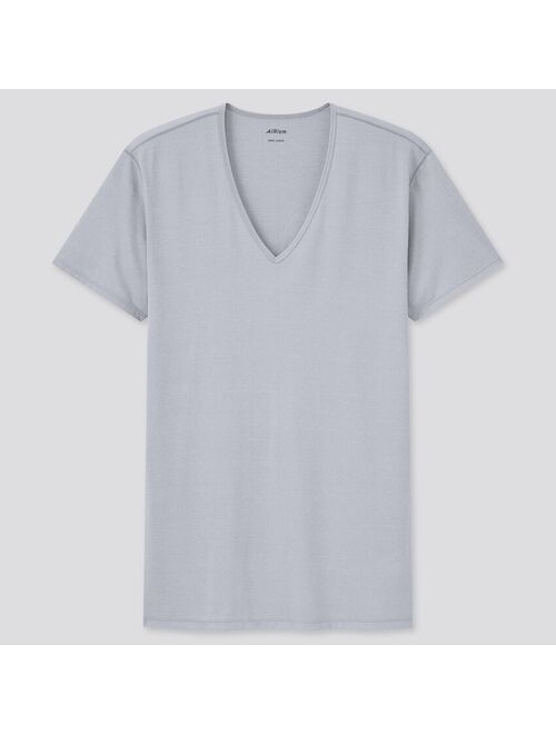 Uniqlo MEN AIRism V-NECK SHORT-SLEEVE T-SHIRT