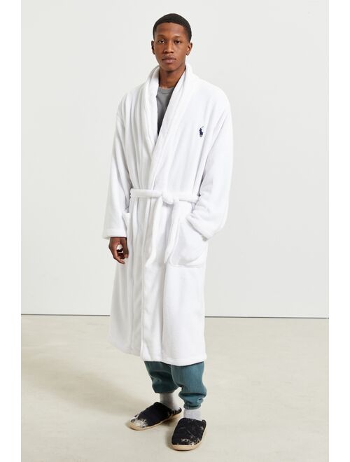 Polo Ralph Lauren Microfiber Plush Long Sleeve Shawl Collar Robe