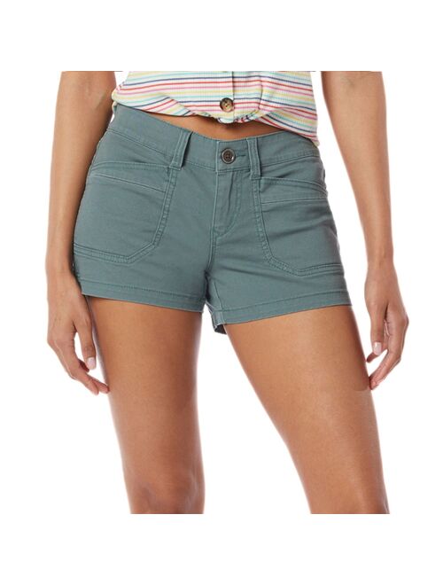 Juniors' Unionbay Delaney Stretch Midi Shorts