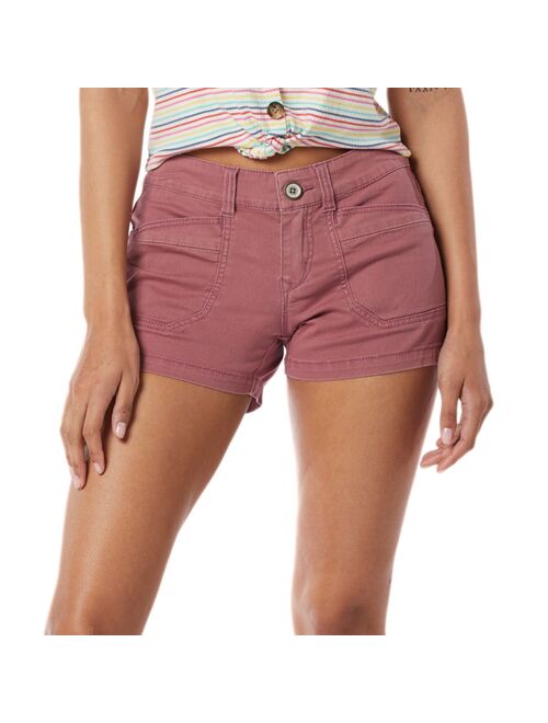 Juniors' Unionbay Delaney Stretch Midi Shorts