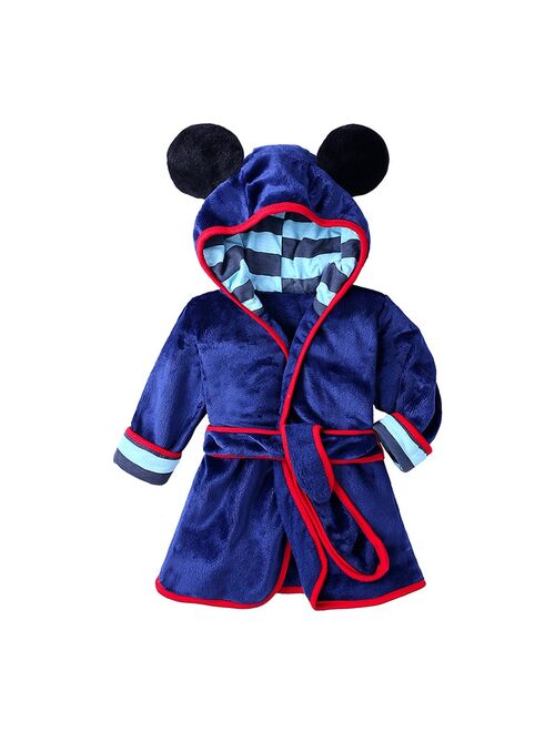 Kids Boy Girl Robe 2021 Bathrobe Minnie Mickey Tiger Soft Flannel Robe Pajamas Baby Kids Warm Clothes 2-6Y