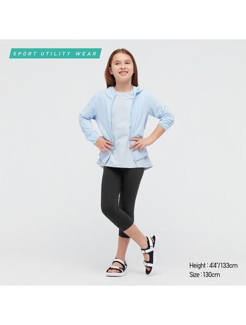 Uniqlo GIRLS AIRism UV PROTECTION CROPPED LEGGINGS