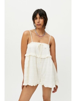 UO Ruffle Me Up Romper