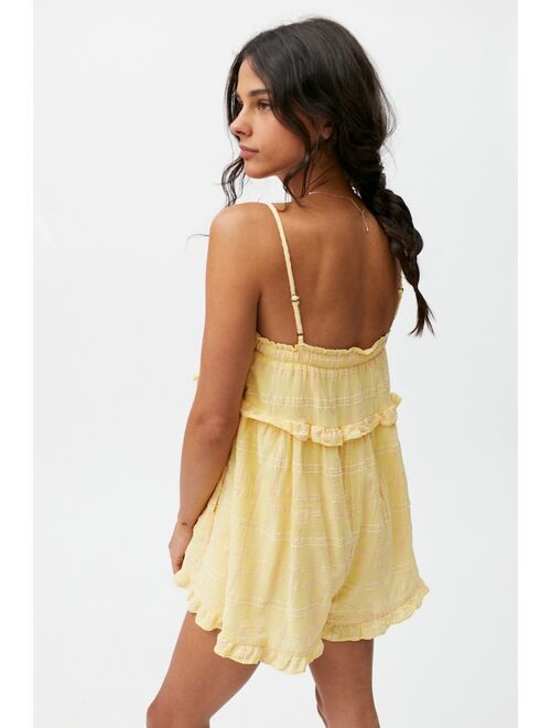 Urban Outfitters UO Ruffle Me Up Romper