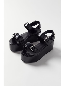 UO Violet Buckled Flatform Sandal