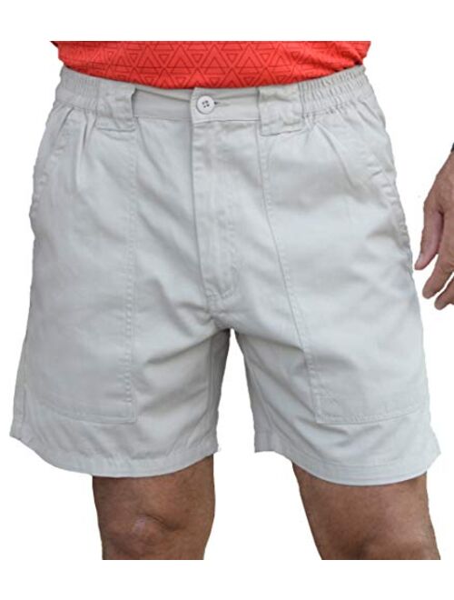 Trod Men's Deep Pockets Short, 6" Inseam 