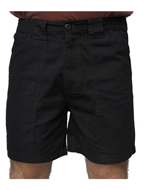 Trod Men's Deep Pockets Short, 6" Inseam 