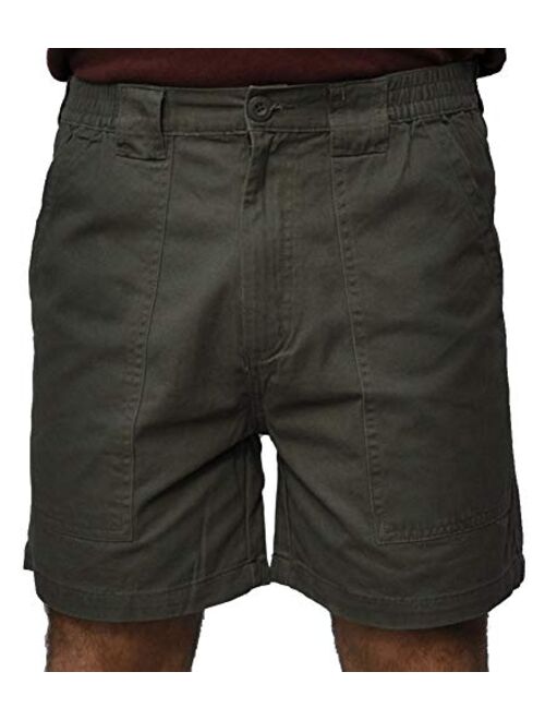 Trod Men's Deep Pockets Short, 6" Inseam 