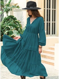 Rusttydustty Lantern Sleeve Flippy Hem Dress