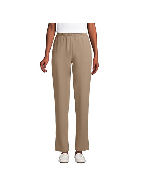 Women's Lands' End Sport French Terry Pull-On Pants