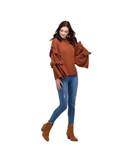 Mud Pie Women's Ruffle Long Sleeve