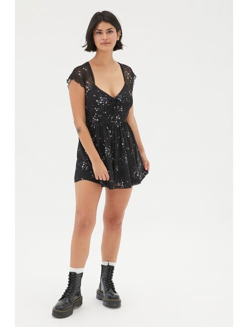 Urban Outfitters UO Alice Mesh Romper