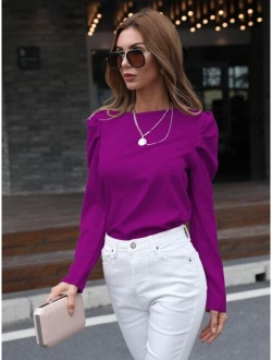 Tie Back Gigot Sleeve Top