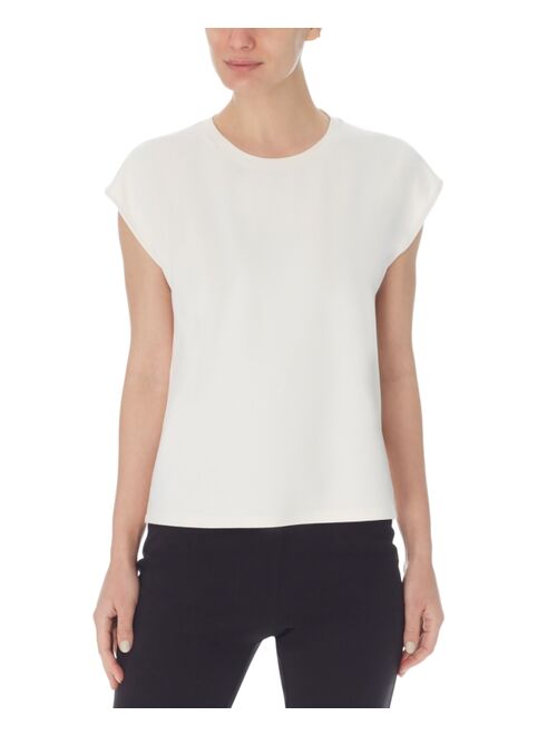 Anne Klein Serenity Cap-Sleeve Knit Top