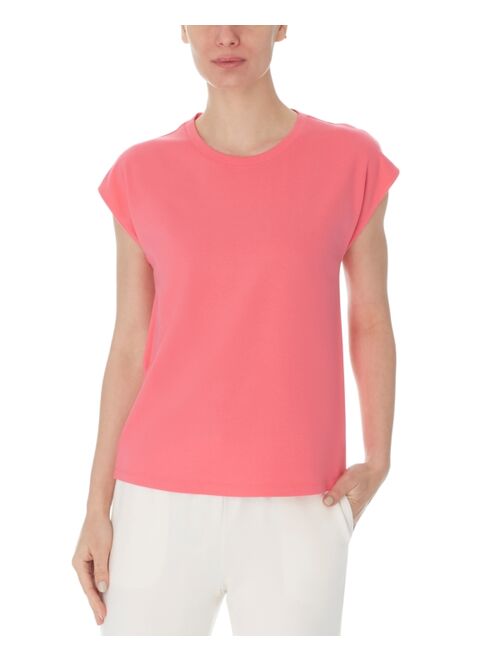 Anne Klein Serenity Cap-Sleeve Knit Top