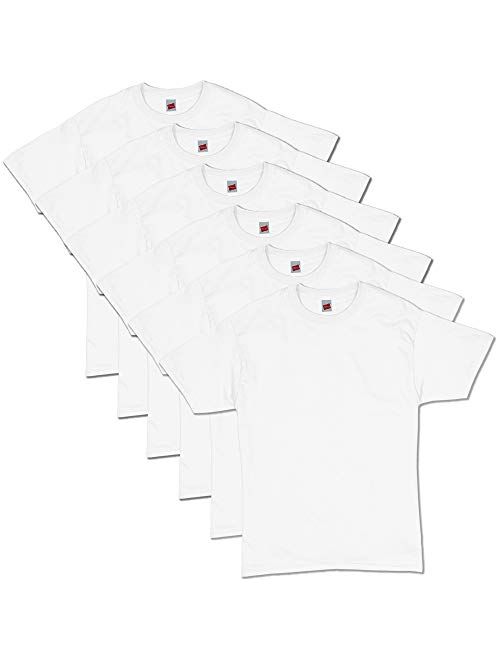 Hanes Men's Essentials Short Sleeve T-Shirt Value Pack (6-Pack)