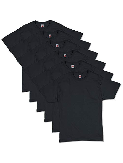 Hanes Men's Essentials Short Sleeve T-Shirt Value Pack (6-Pack)