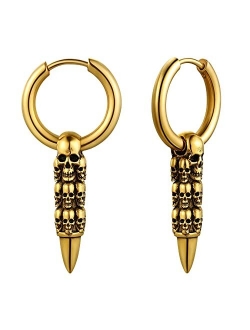 Vivid Snake Earrings Women 18K Gold Plated Cool Dangle Earring