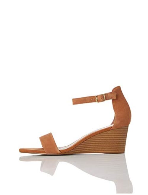 find. Women's Wedge Leather Open Toe Sandals