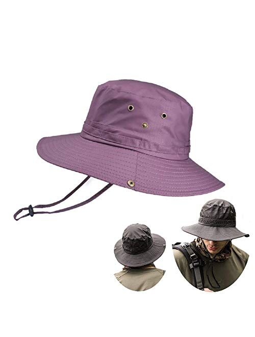 HYCOPROT Sun Hat Outdoor UV Protection Wide Brim Fishing Hiking Boating Cap…