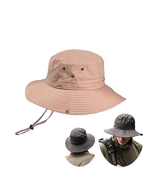 HYCOPROT Sun Hat Outdoor UV Protection Wide Brim Fishing Hiking Boating Cap…