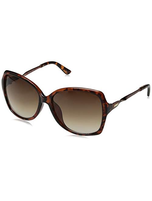 Jessica Simpson Women's J5716 Over-Sized Rectangular Sunglasses with 100% UV Protection, 70 mm