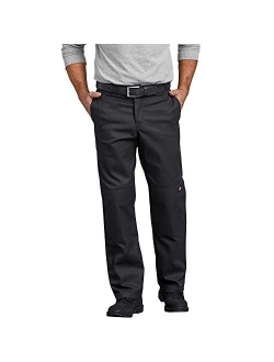 Men's Flex Regular Straight Fit Double Knee Work Pant