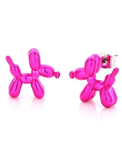 LAONATO Balloon Dog Stud Earrings