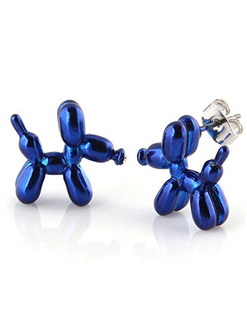 LAONATO Balloon Dog Stud Earrings