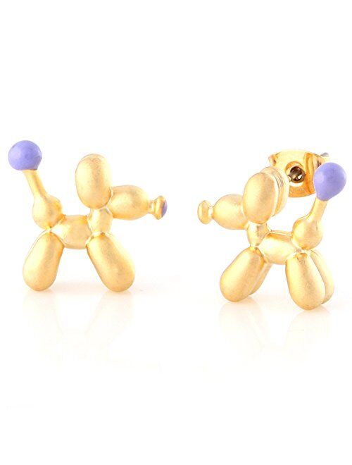 LAONATO Balloon Dog Stud Earrings