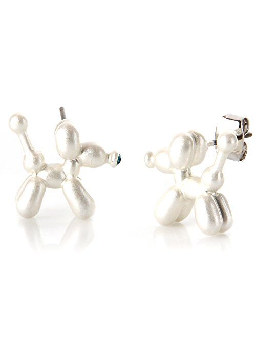 LAONATO Balloon Dog Stud Earrings