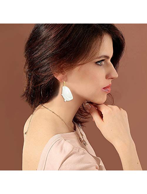 New Funny Drinking Fountain Toliet Bathtub Earrings For Women Geometric Unusual Creative Acrylic Dangle Earrings Fashion Jewelry