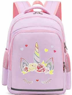 CAMTOP Girls Backpack for School Kids Backpacks Preschool Kindergarten Elementary Bookbag(Age 3-9 Years)