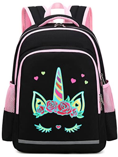 CAMTOP Girls Backpack for School Kids Backpacks Preschool Kindergarten Elementary Bookbag(Age 3-9 Years)