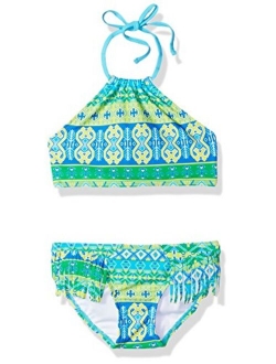 Mahina Beach Sport Halter Bikini Two-Piece Swimsuit (Toddler)