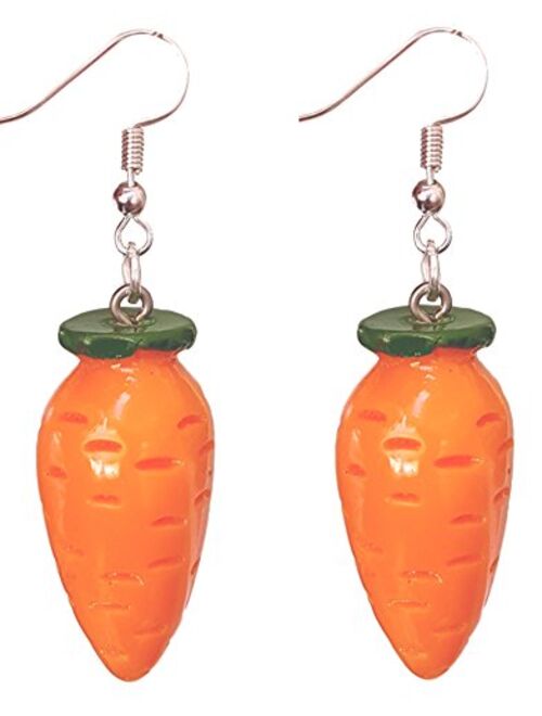 Vegetable and Fruits Resin Dangle Charm Dangle Earrings by Pashal