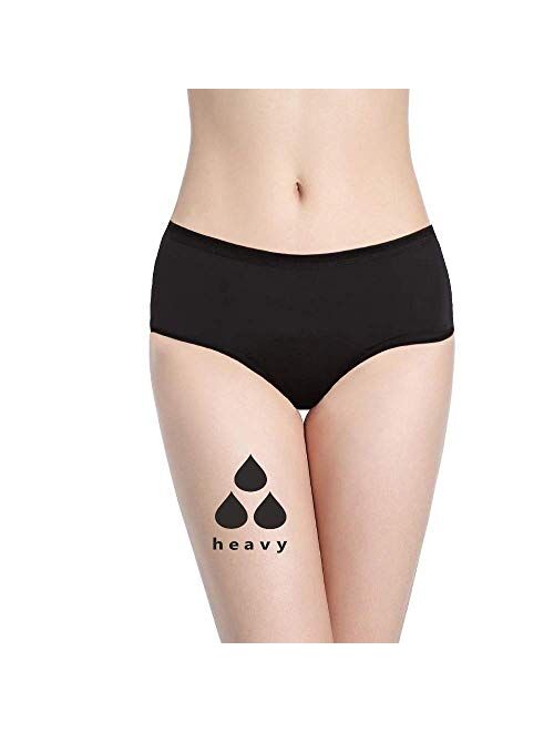 Period Pants Heavy Flow for Women and Teenage Girls - Washable - Cotton - Eco-Friendly